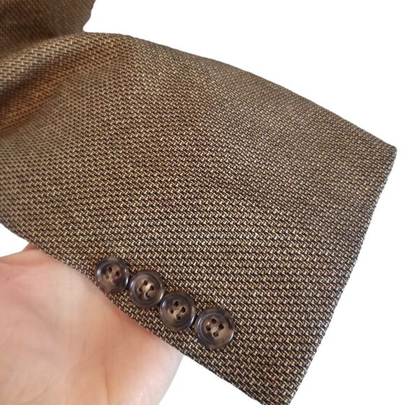 Ermenegildo Zegna Mens Wool Silk Blazer Sz 42R Boardroom Suit Jacket Luxury Core - Picture 4 of 10